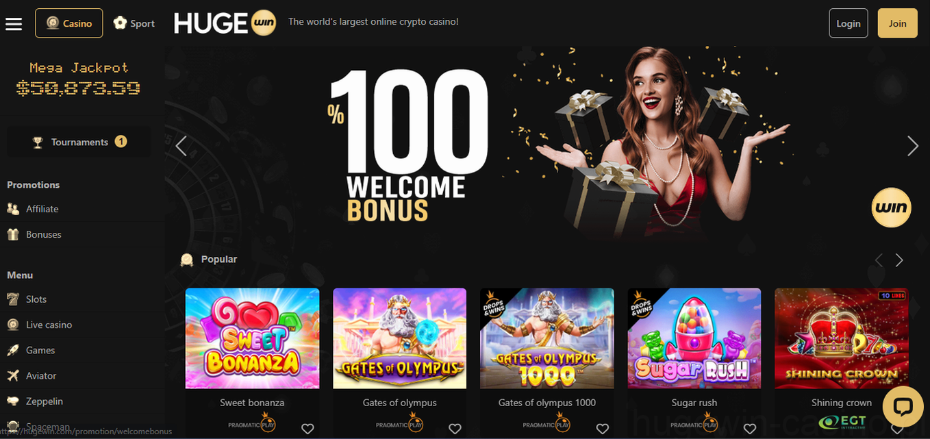 Hugewin Casino Casino